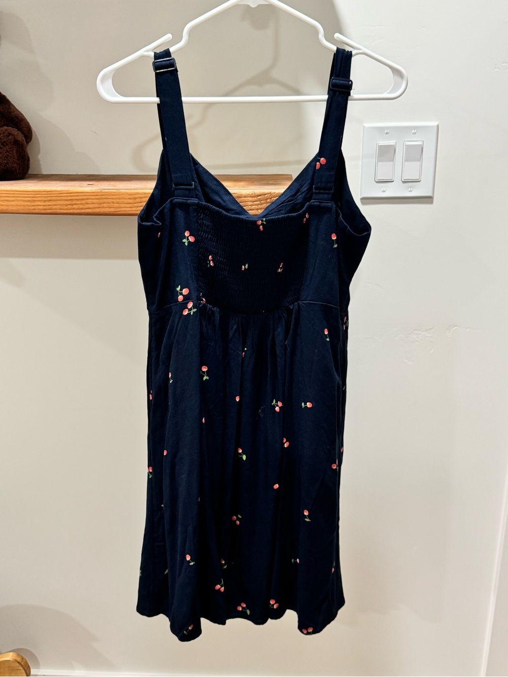 Old Navy Navy Mini Dress with Cherry Print - Picture 6 of 7